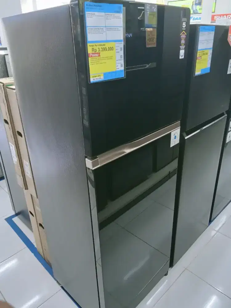 Promo Cicilan 0% Kulkas Inverter Polytron