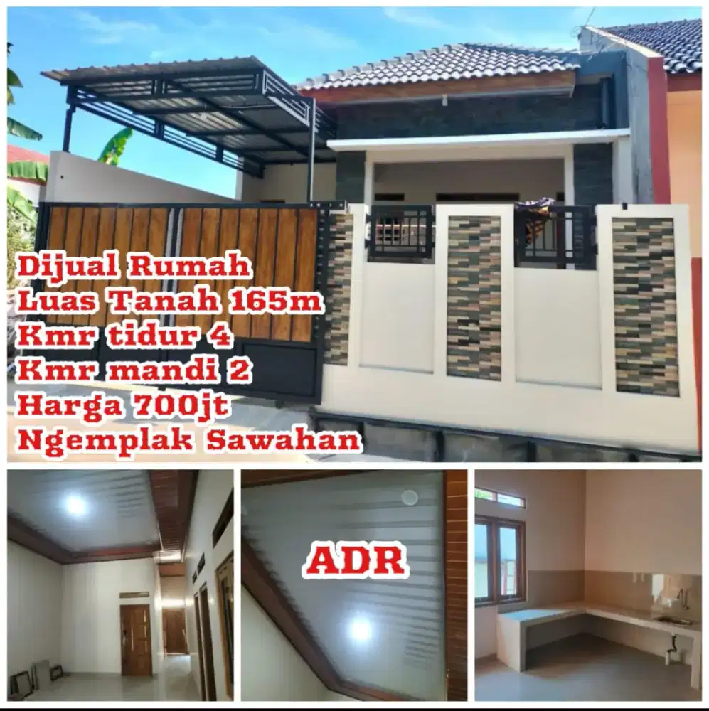 Dijual Rumah Baru Ngemplak Sawahan Boyolali