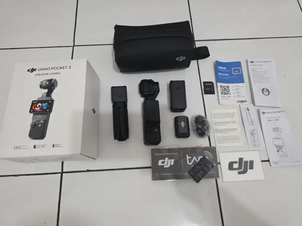 Dijual DJI pocket 3 kindisi 96%