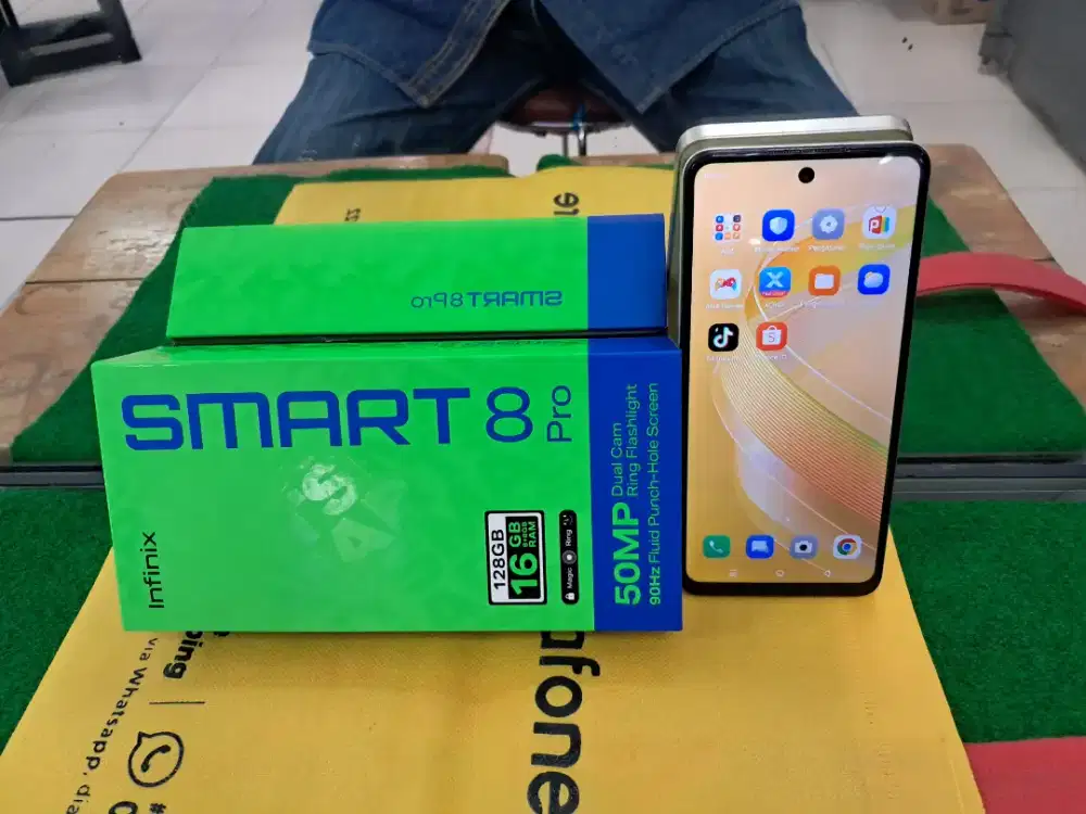 Infinix Smart 8 pro 8 /128 gb mulus no minus lengkap