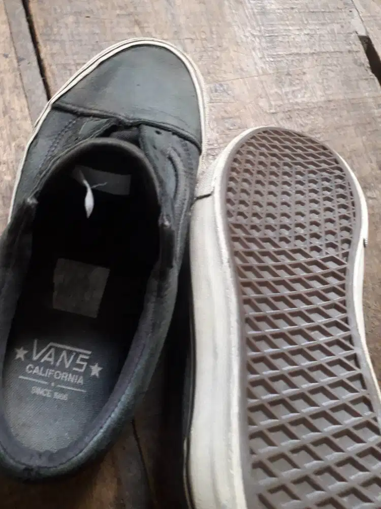 Vans authentic leather black