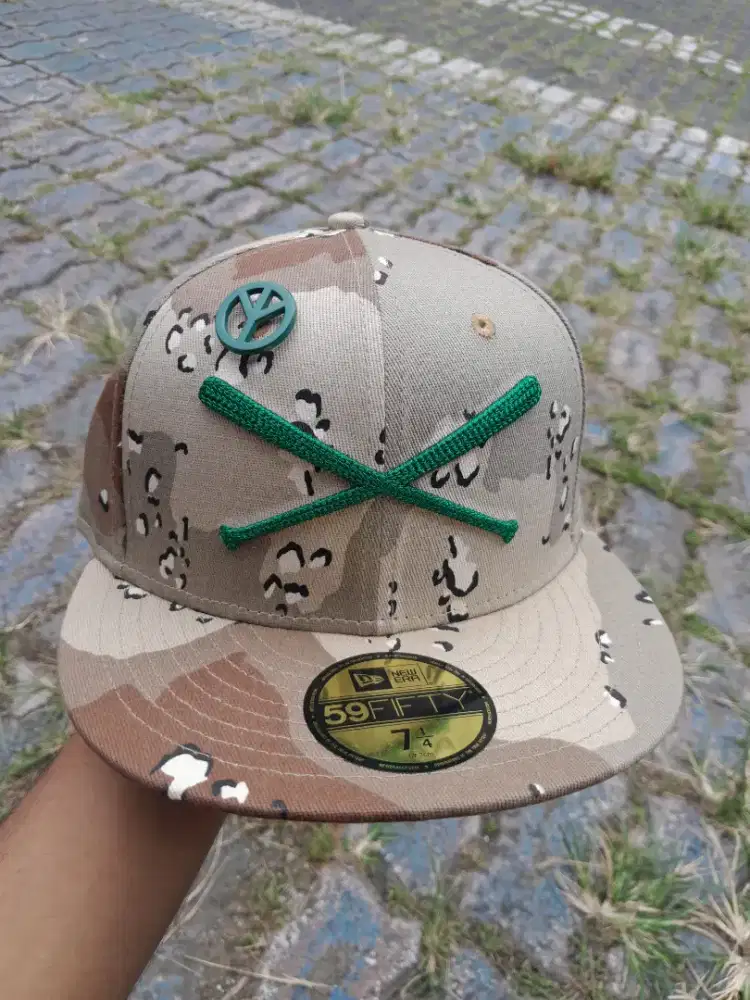 Topi justfitteds Crossed Bats Logo New Era Original