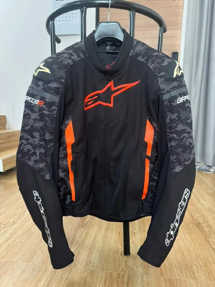 ALPINESTARS T-GP PLUS R V3 AIR BLACK RED FLUO WHITE