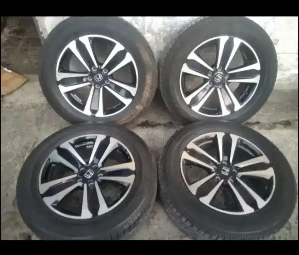4 VELG R18 Ori CRV TURBO PRESTIGE TerBARU + 4BAN 235/60R18 BRIDGESTONE