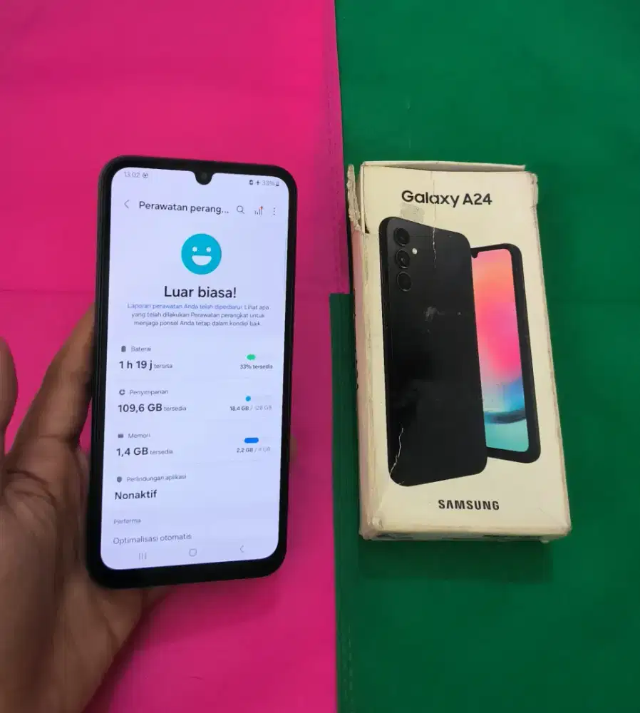 Samsung A24 Ram 4/128gb Fullset