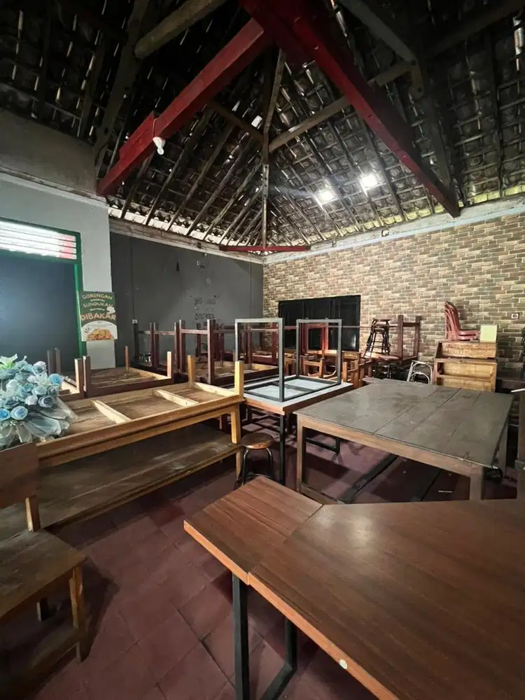 Dijual paket meja kursi bekas warung murah kualitas bagus