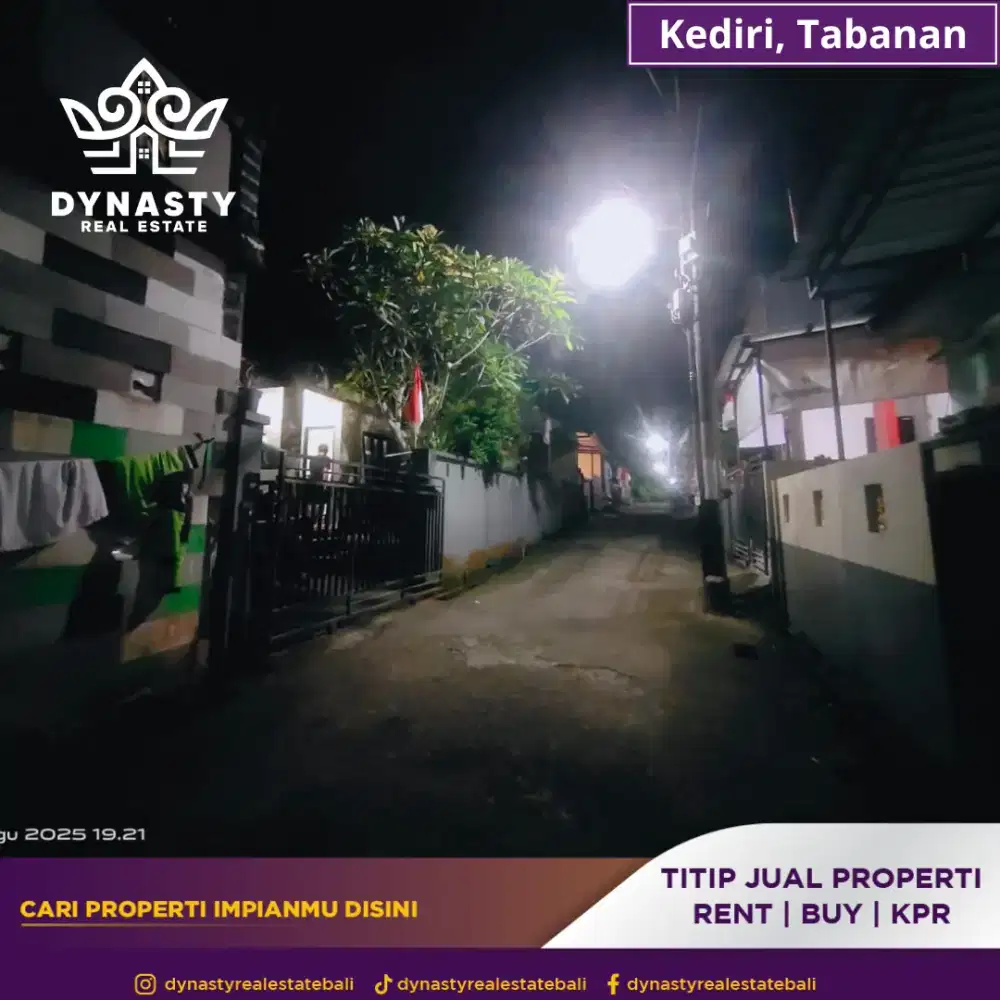 Rumah kediri tabanan lokasi strategis dekat kota