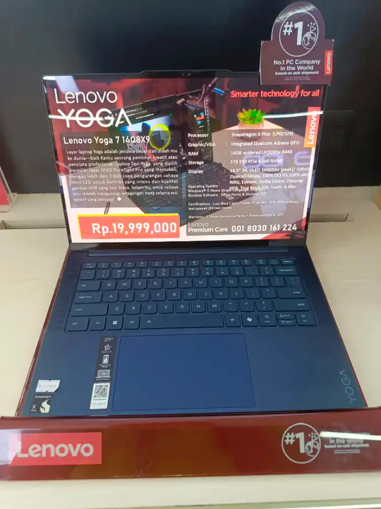 Kredit laptop Lenovo yoga 7 14Q8x9 tanpa DP dan ADM