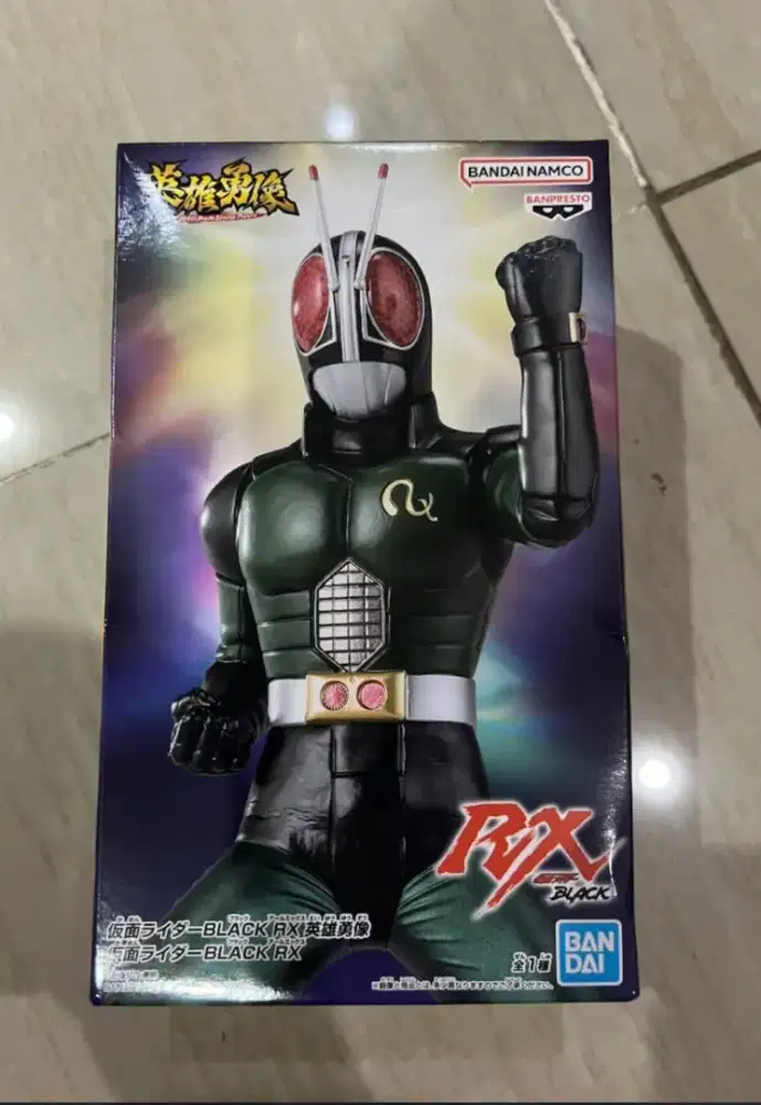 Banpresto kamen rider rx original kondisi baru MISB