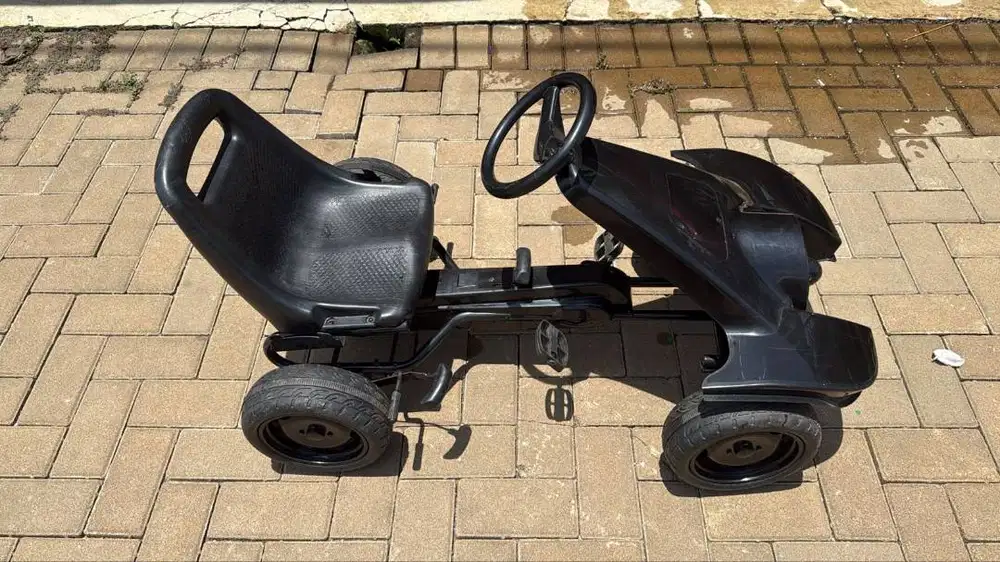 GOKART ANAK HITAM, MANUAL PEDAL DAN REM
