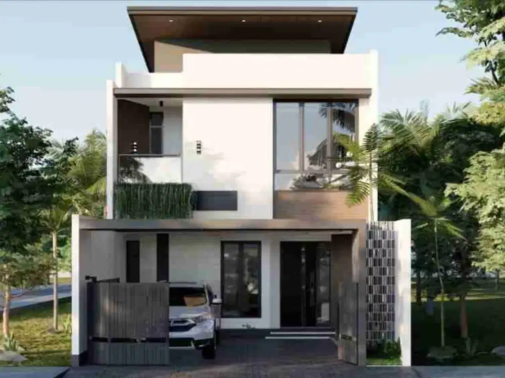 Rumah baru 2 lantai dalam komplek taman villa meruya
