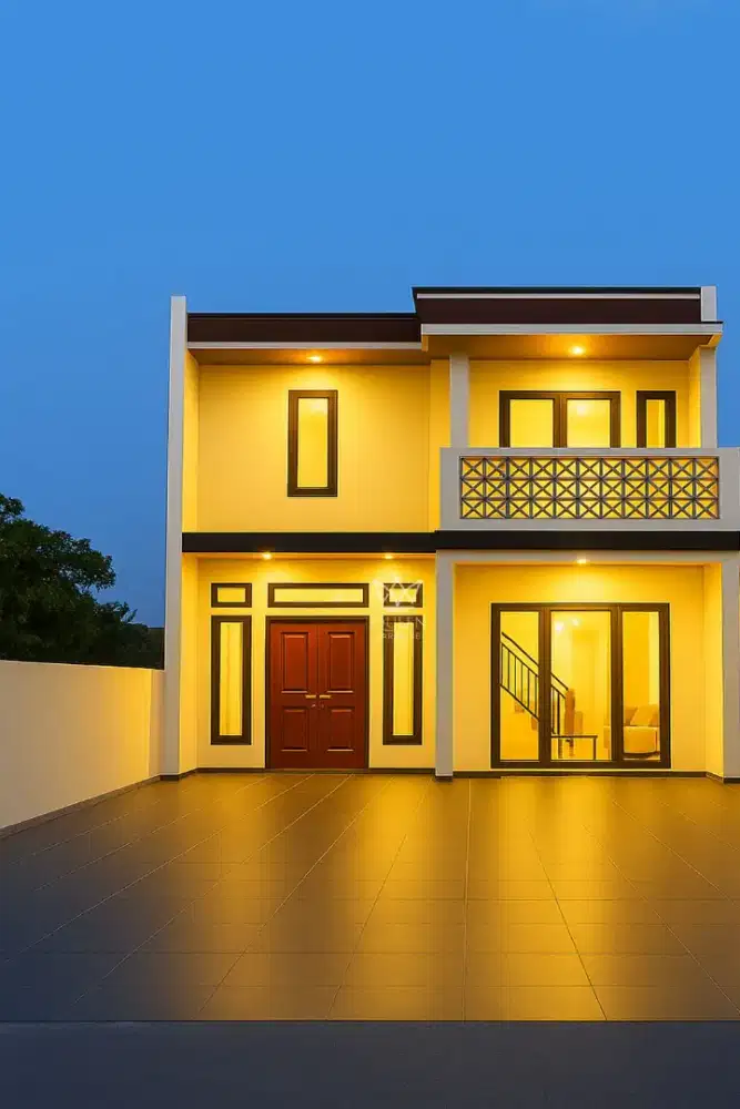 Rumah 2 lantai kwalitas mewah