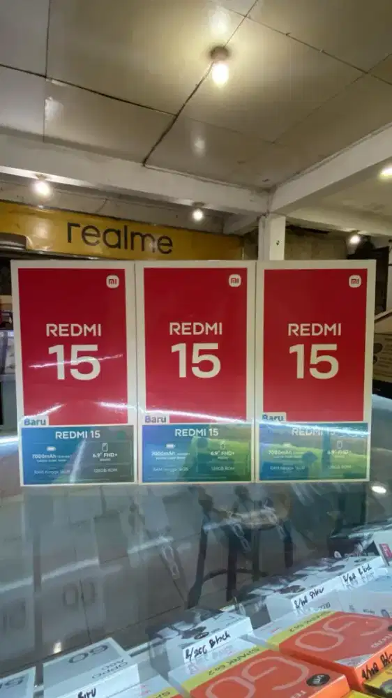 Redy redmi 15 8/256 NEW Garansi resmi 15bln