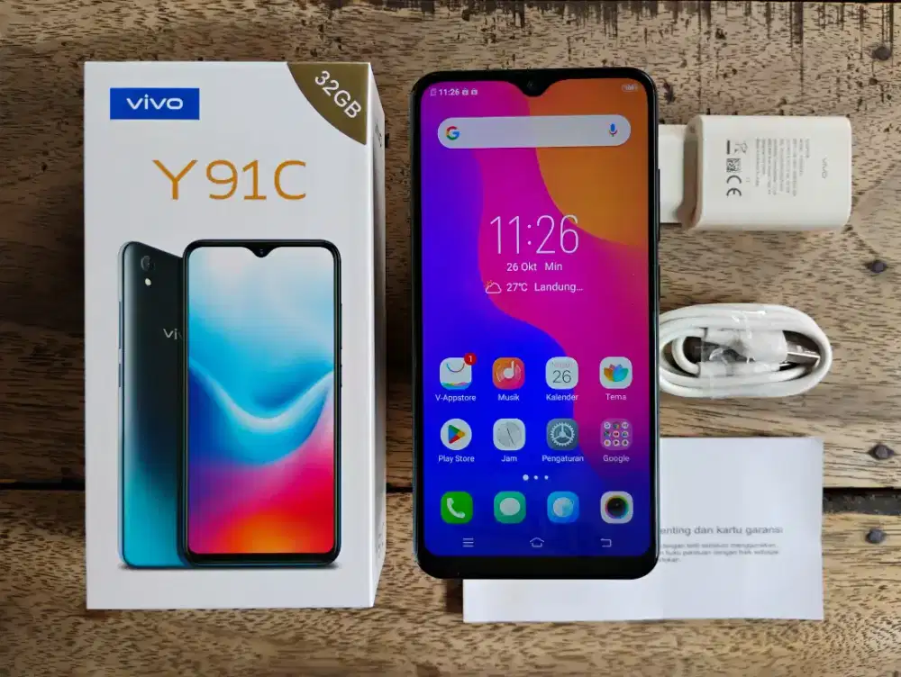 VIVO Y91C - RAM 2/32 GB || FULLSET ORIGINAL + SIAP PAKAI