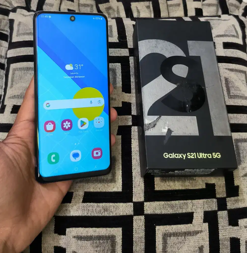 Samsung S21Ultra 5G Ram 16/512gb Fullset