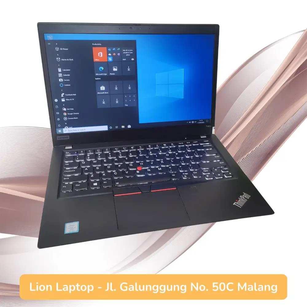 RAM 16GB SSD 512GB Core i5 Slim Lenovo Thinkpad T490s [26|10]