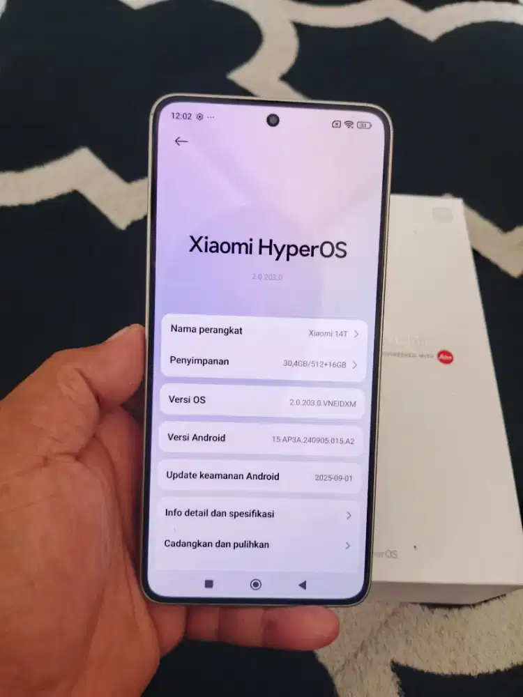 Xiaomi 14t ram 12/512