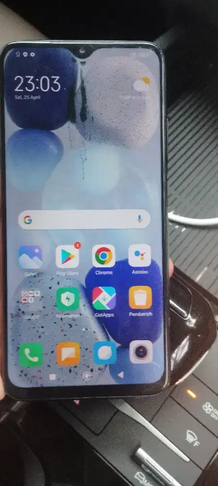 redmi 9t ram 4/64gb hp normal siap pake lcd ori