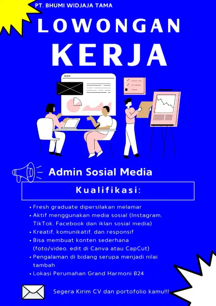 Lowongan kerja Admin Sosial Media