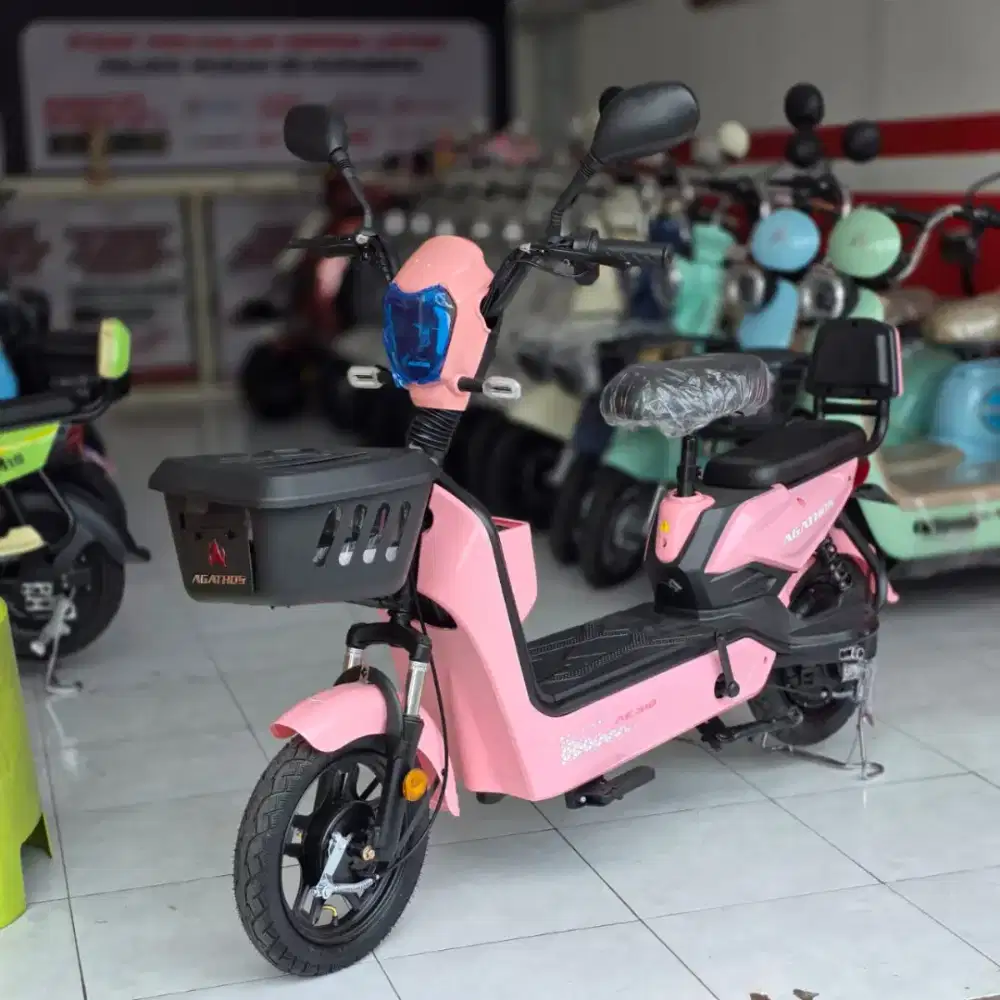 SEPEDA LISTRIK AGATOS AE 310 PALING MURAH HARGA 3,2JUTAAN SAJA