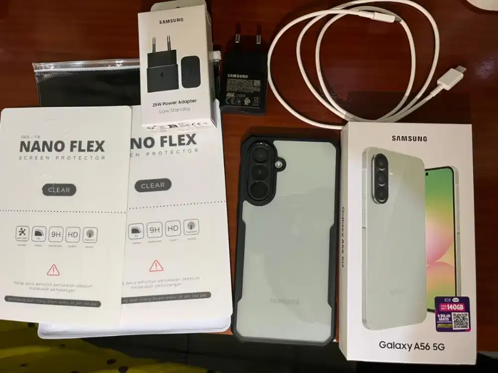 Samsung A56 12/256 awesome olive like new banyak bonus