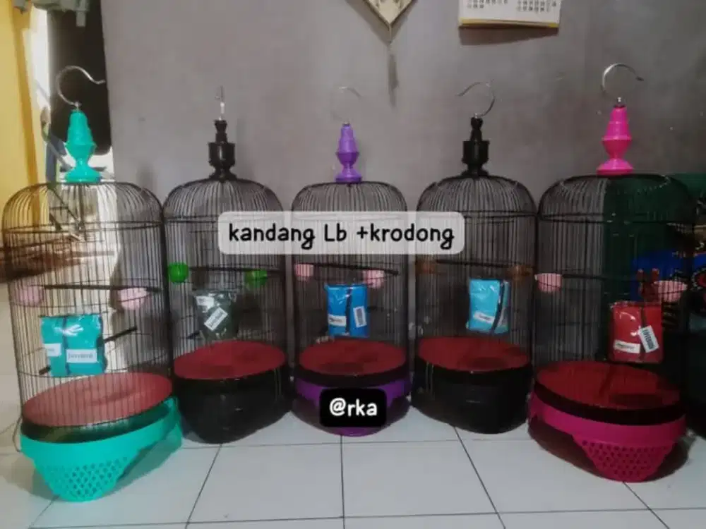 sangkar lovebird +krodong