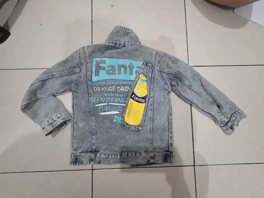 Jaket dan celana jeans anak