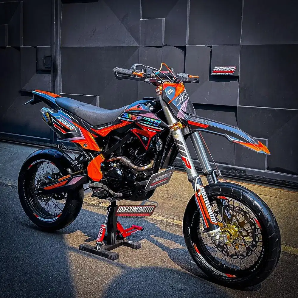 KLX 150 FULL MODIFIKASI‼️TRAIL RALLY TRABAS SUPERMOTO GANTENG