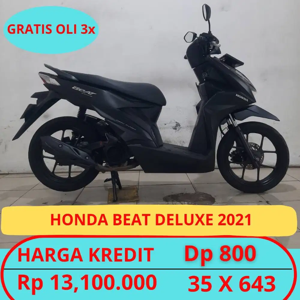Honda Beat Deluxe 2021 Dp Murah Hanya 800 Ribu