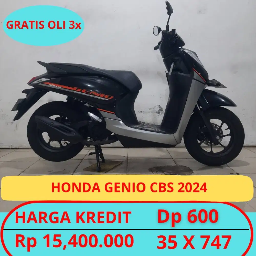 Genio Cbs 2021 Garansi Mesin. Gratis Oli 3x. Fre Ongkir