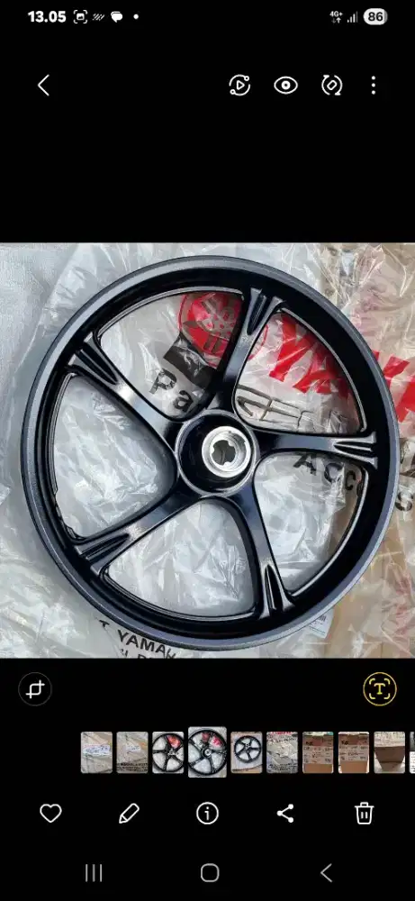 Dijual velk depan yamaha Soul kondisi baru