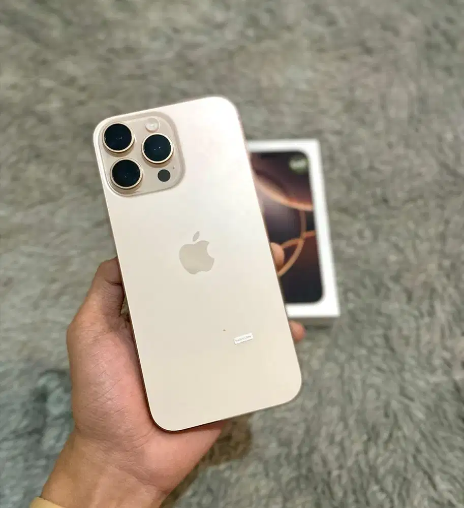 iPhone 16 Promax 256GB Dessert iBox fullset garansi aktif April 2026