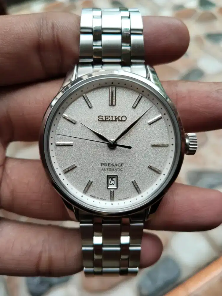 Seiko Presage SRPD39J1 Zen Garden Automatic White Dial