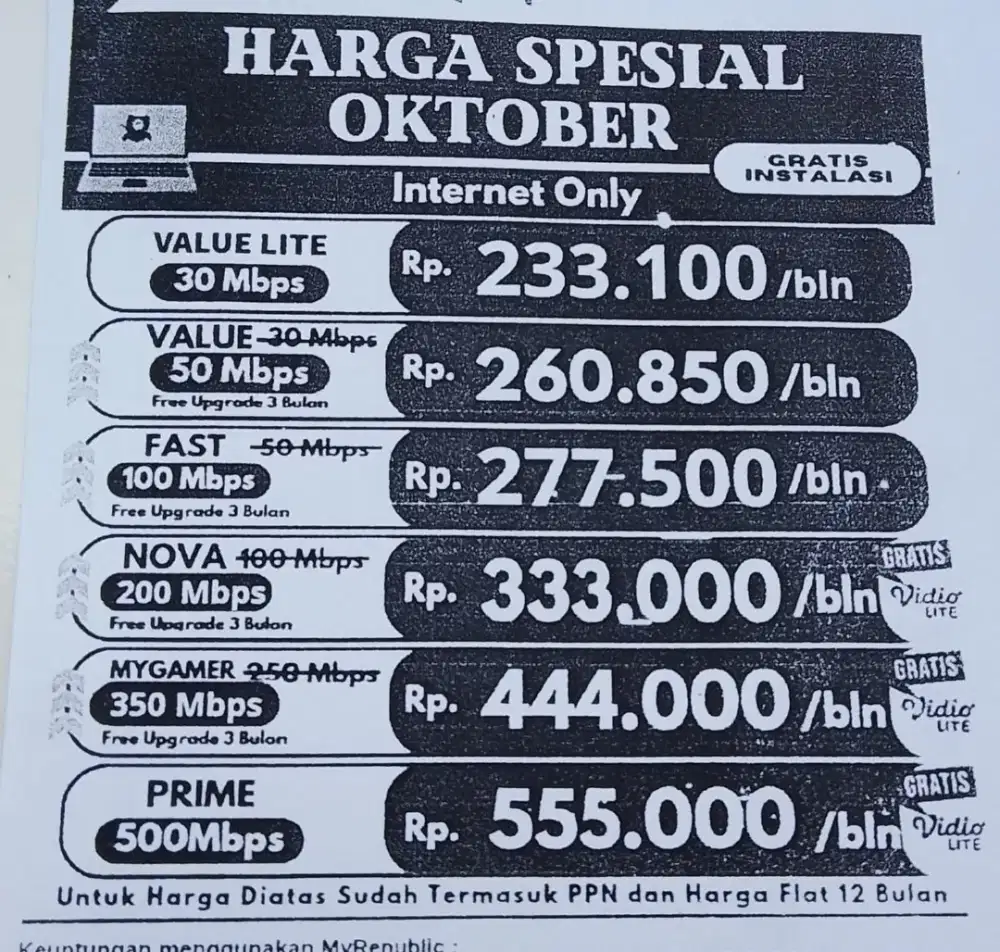 PASANG WIFI RUMAH