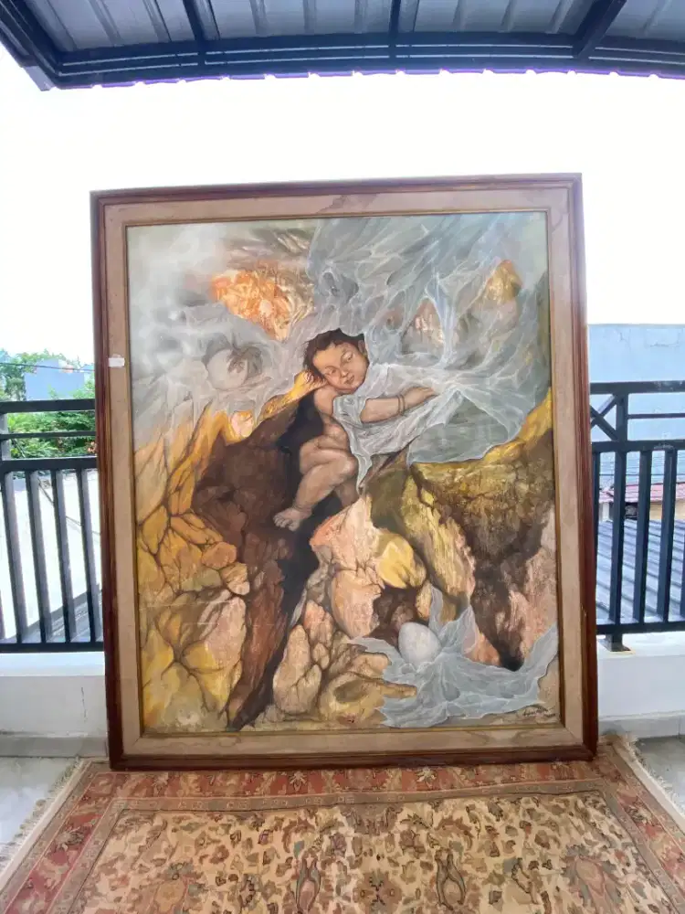 Lukisan antik karya made Sukadana th 2000an
