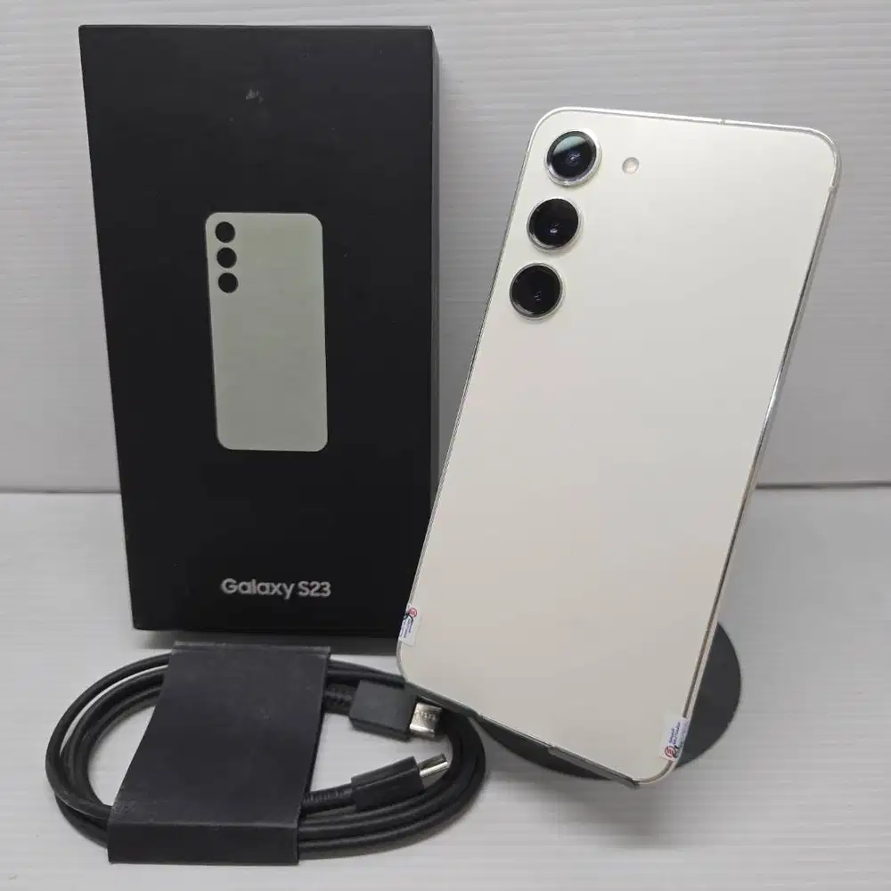 LIKE NEW MULUS ABIS  99.99% SAMSUNG GALAXY S23 5G 8/128 CREAQM  NO MIN