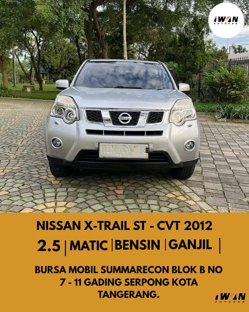 NISSAN XTRAIL ST 2.5 CVT MATIC 2012
