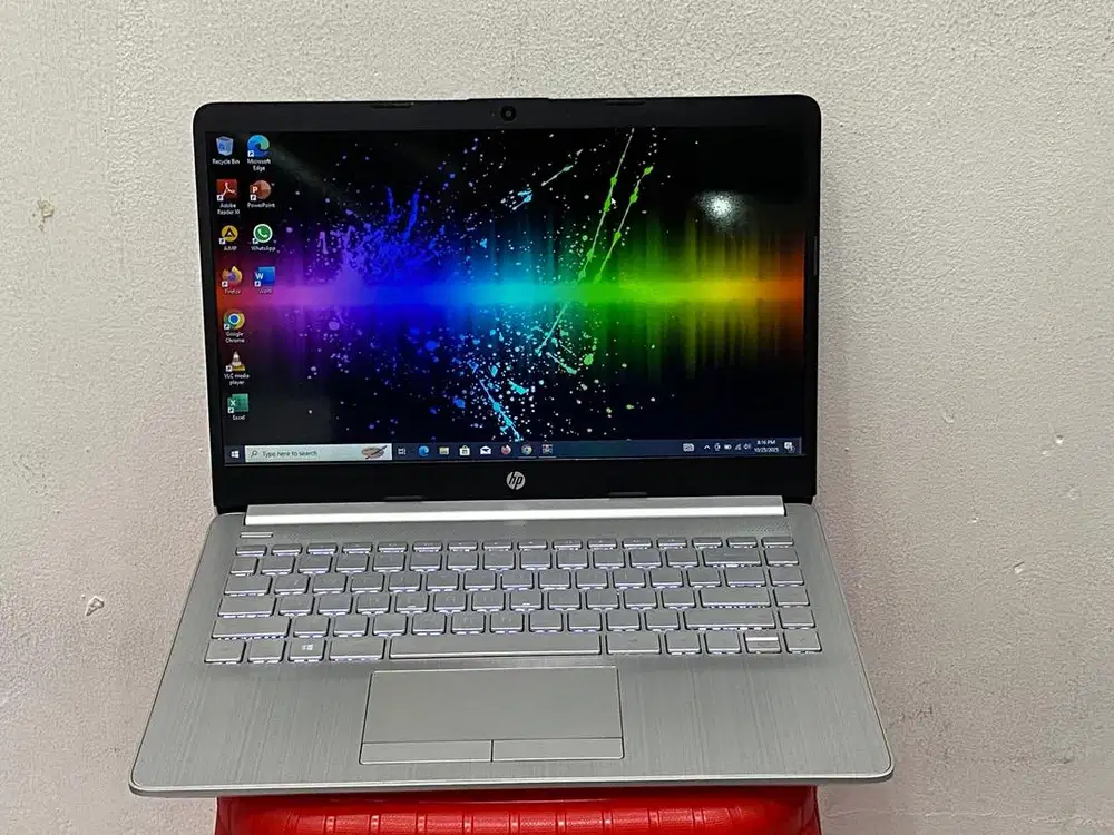 Laptop hp 14-dk0xxx prosesor AMD A4-9125 RADEON R3/Ram 4GB/HDD 1TB