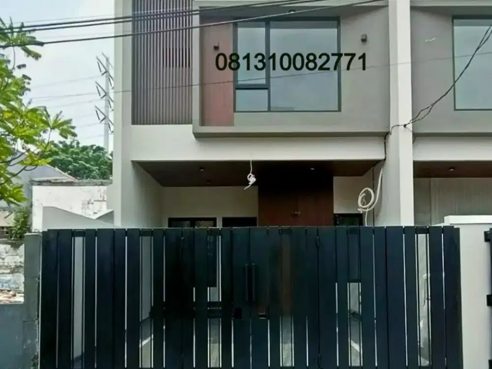 Rumah Baru Design Modern Natural Di Rawamangun Jakarta Timur