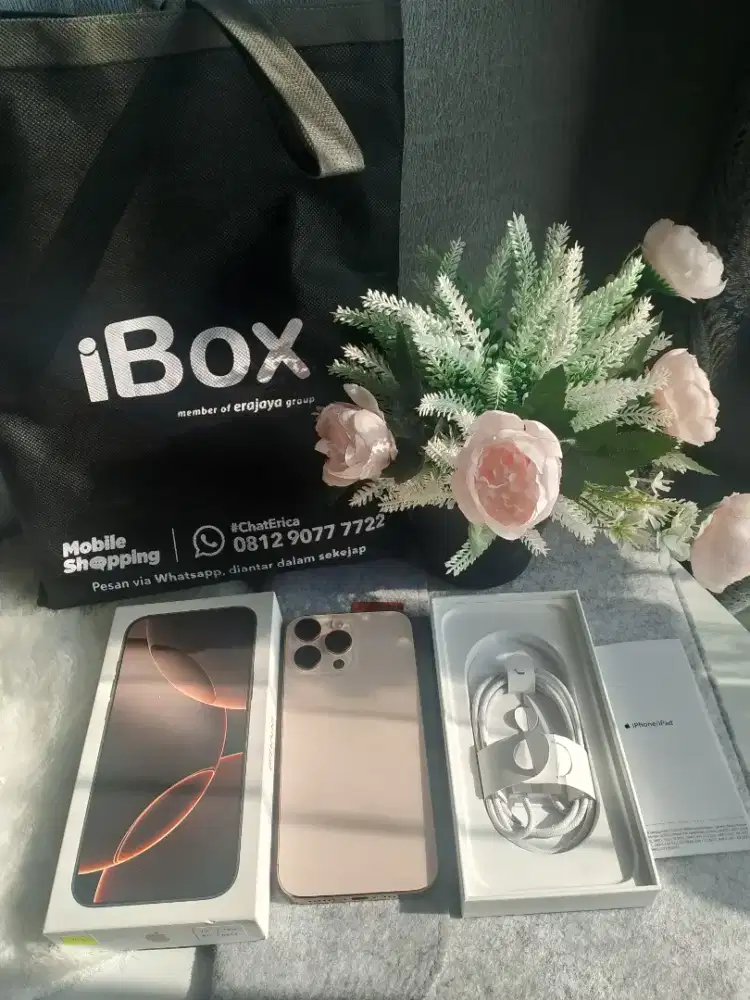 IPHONE 16 PROMAX 256gb Resmi IBOX CANTIK BANGET