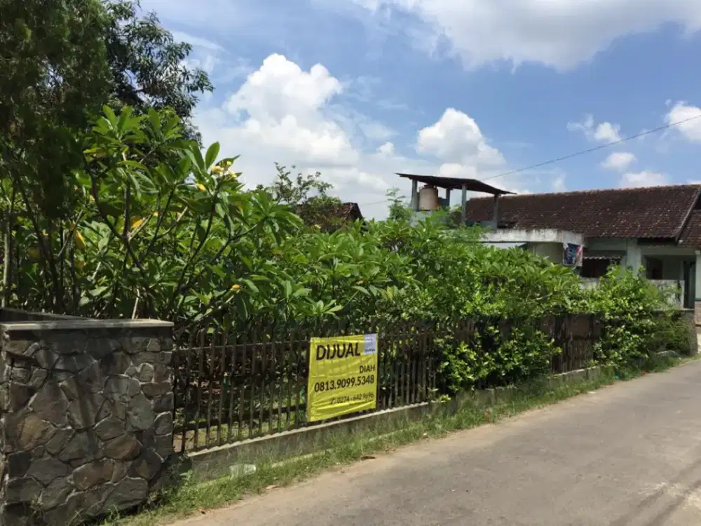 TANAH PEKARANGAN HANYA 15 MENIT KE MALIORO JOGJA