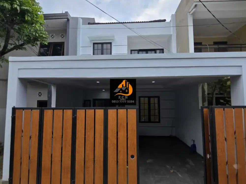 T43.Rumah Baru 2 Lantai di Komplek Kavling DKI Pondok Kelapa Jakarta Timur.