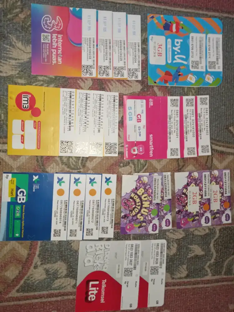 Dijual Kartu Perdana All Operator