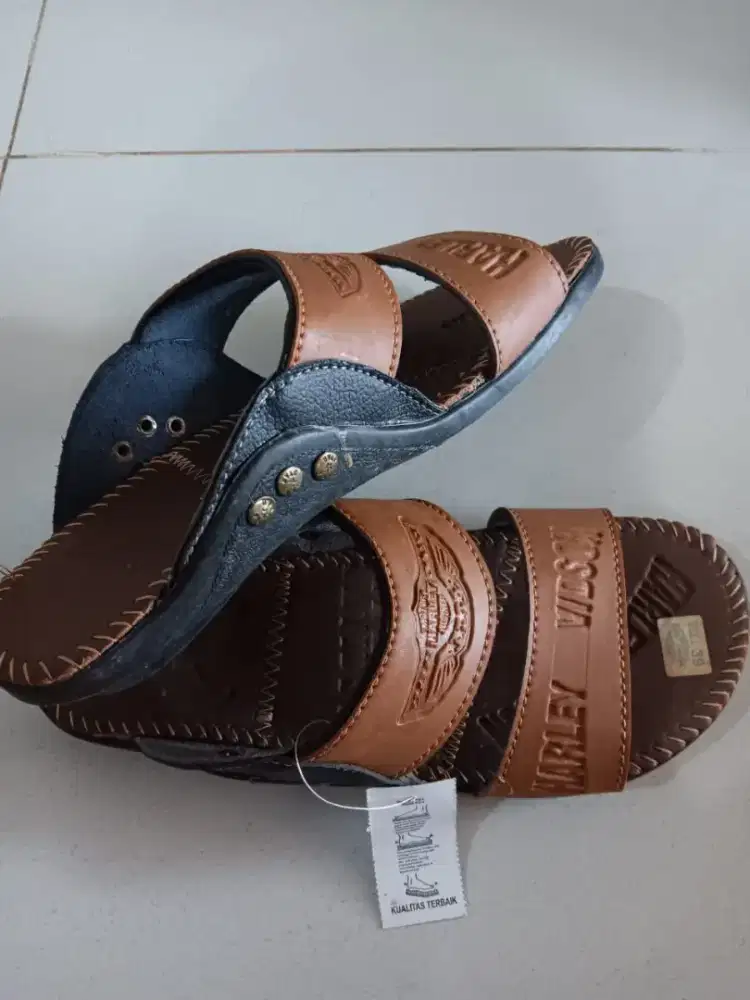 Jual cepat Sendal slop pria Harley davidson