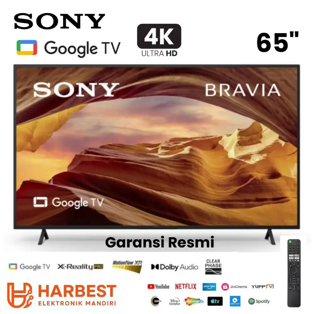 SONY BRAVIA 4K UHD GOOGLE TV 65 Dolby Vision 65K75K TriluminosPRO HDR