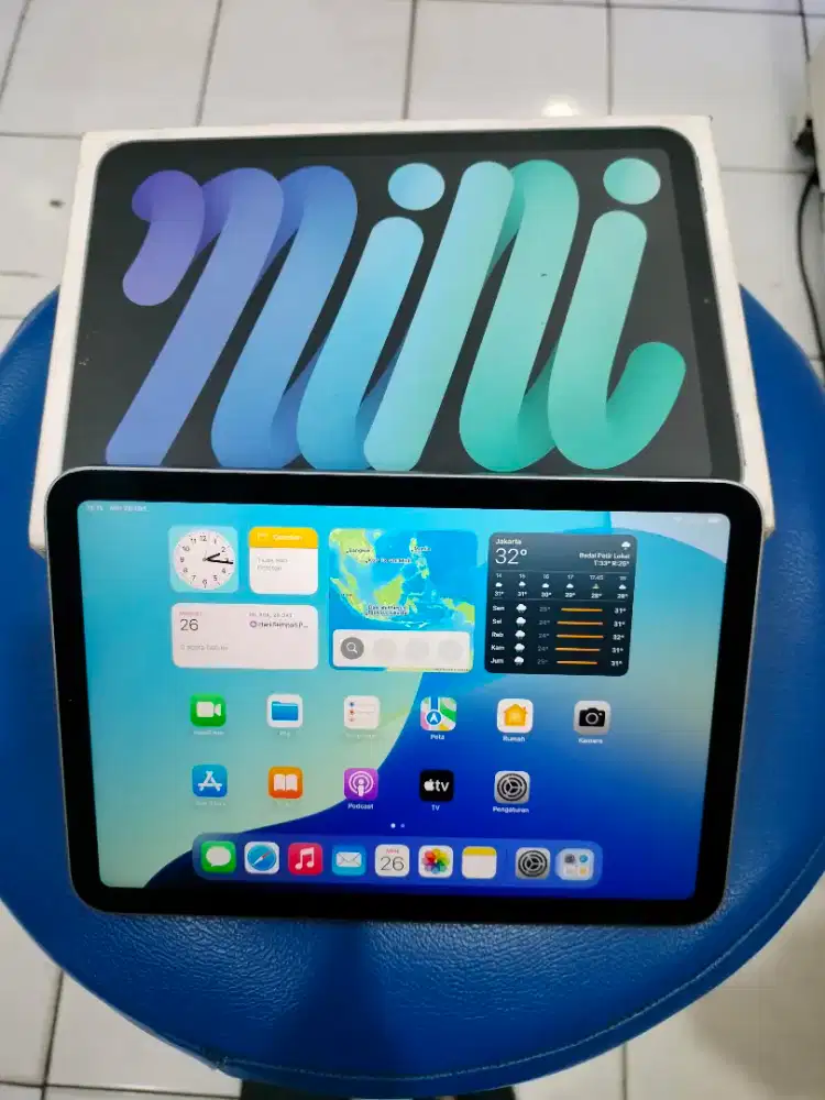 ipad mini 17 pro 128 inter on garansi
