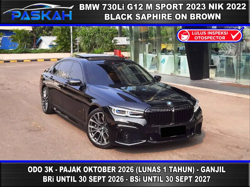 Odo=3k PAJAK=1TAHUN BMW 730Li M Sport nik 2023 BMW 730 Li MSPORT 2023