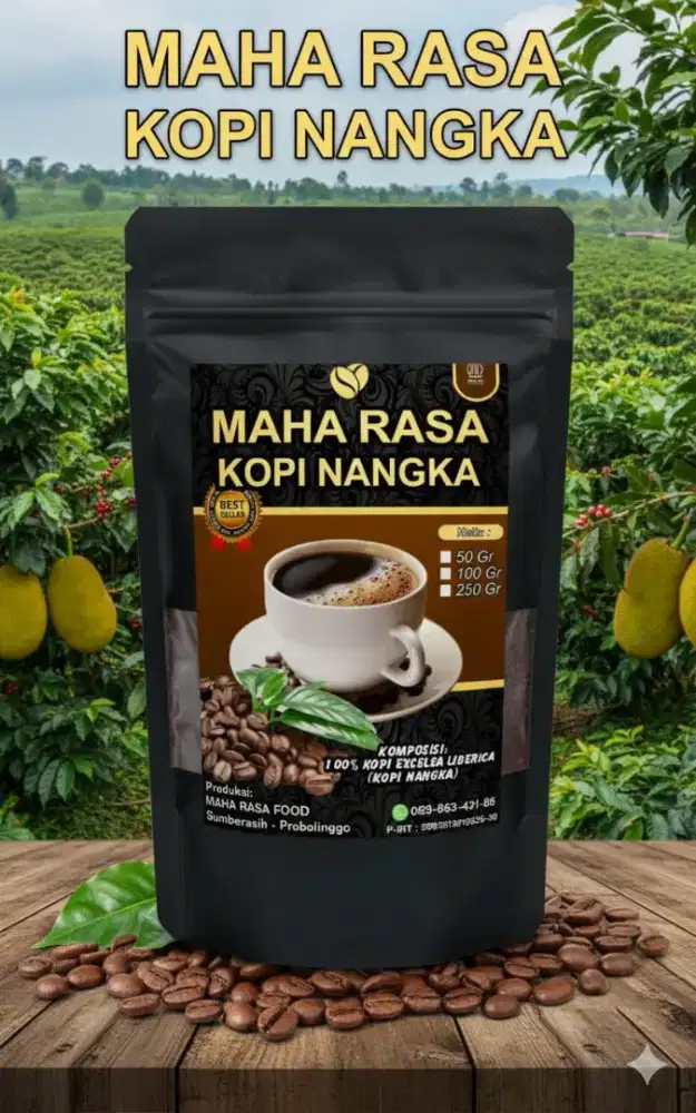 Kopi Bubuk Murni Excelsa Liberica (Nangka)