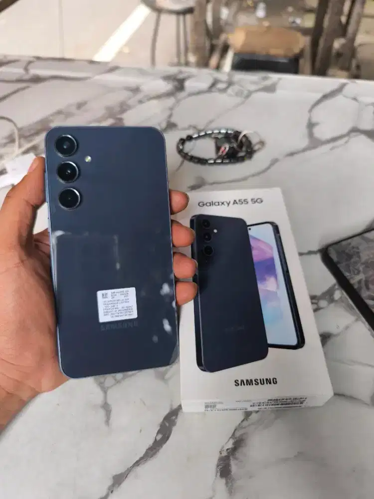 samsung A55 8/256 fullset mulus garansi on
