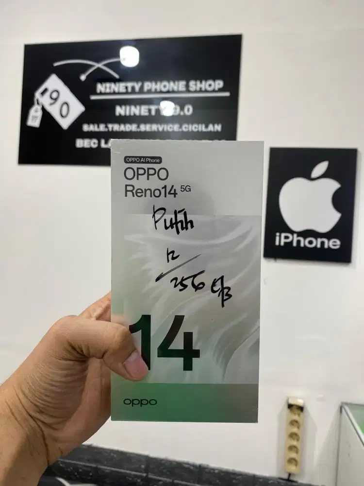 JUAL OPPO RENO 14 5G 12/256 GB NEW